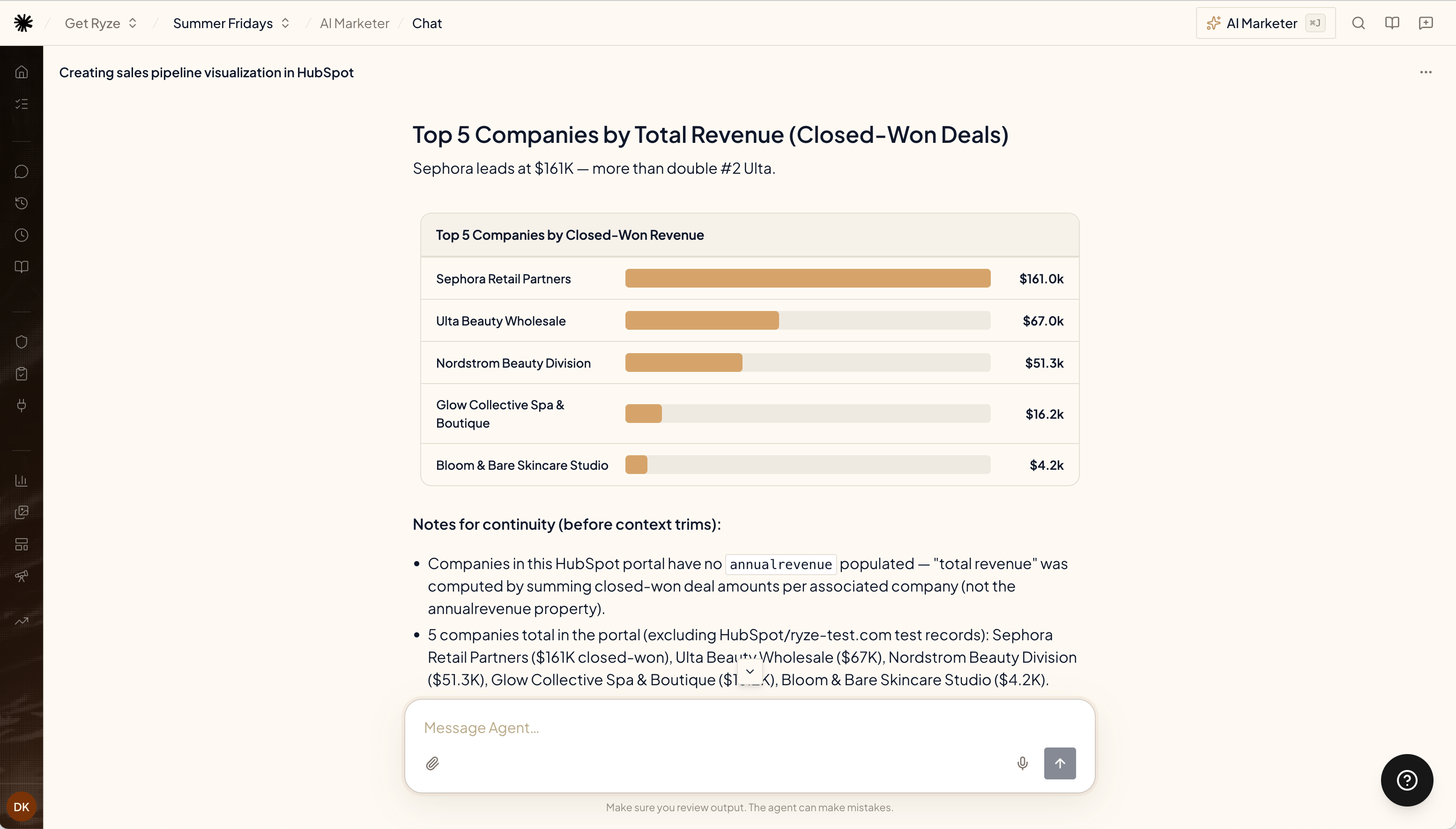 Analyze Your Pipeline with AI